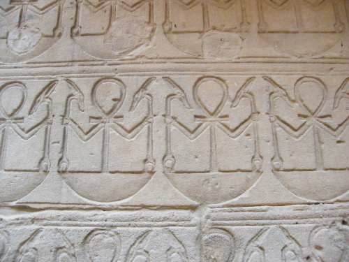 Hieroglyphs at Philae Temple, Aswan